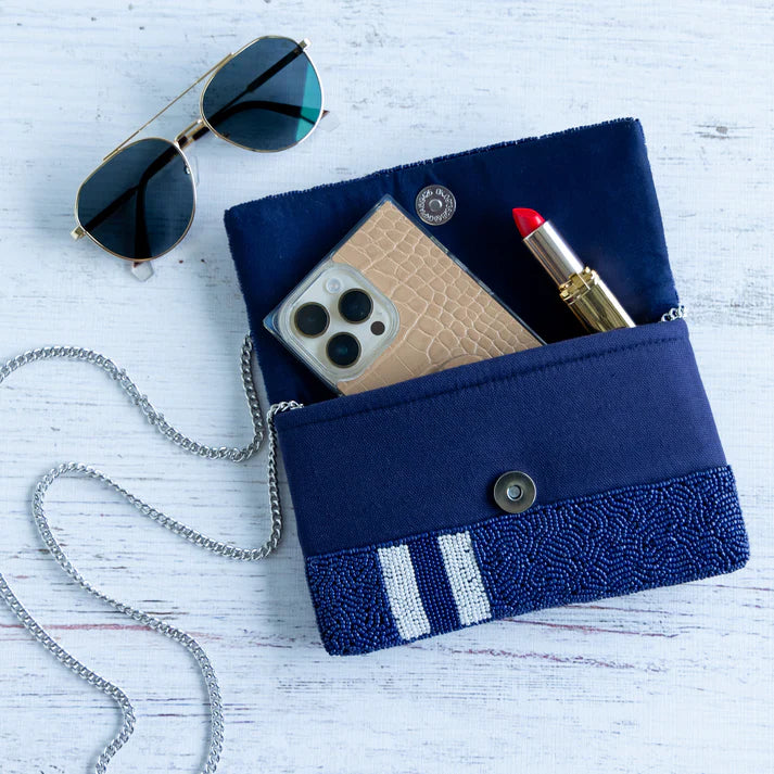 Ole Miss Beaded Mini Crossbody Bag – Game Day Clutch