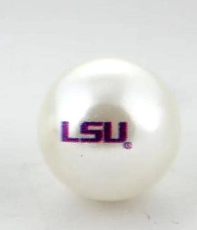 LSU Tigers Pearl Stud Earrings – Officially Licensed Purple & Gold Game Day Jewelry