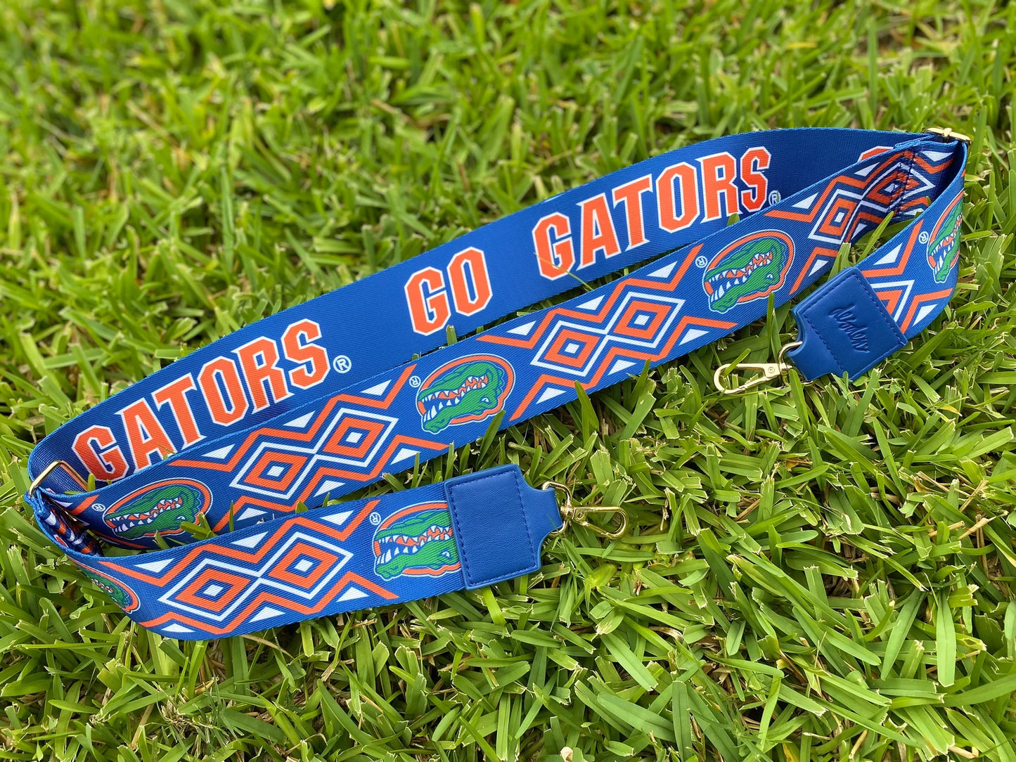 Florida Gators Game Day Crossbody Strap | Blue & Orange Adjustable Purse Strap | Stadium Bag Accessory