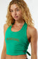 Notre Dame Halter Crop Top – Open Back Game Day Tank | Green Fighting Irish