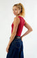 Oklahoma Sooners Red Contour Bodysuit