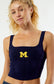 Michigan Wolverines Contouring Corset Top | Hype & Vice
