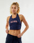 Ole Miss Halter Crop Top – Game Day Open Back Tank | Navy Rebels Tailgate Outfit