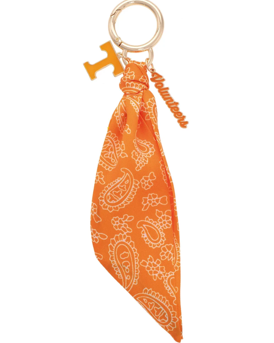 Tennessee Volunteers Bandana Bag Charm Keychain