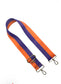 Orange & Purple Adjustable Purse Strap – 2” Wide Game Day Bag Strap
