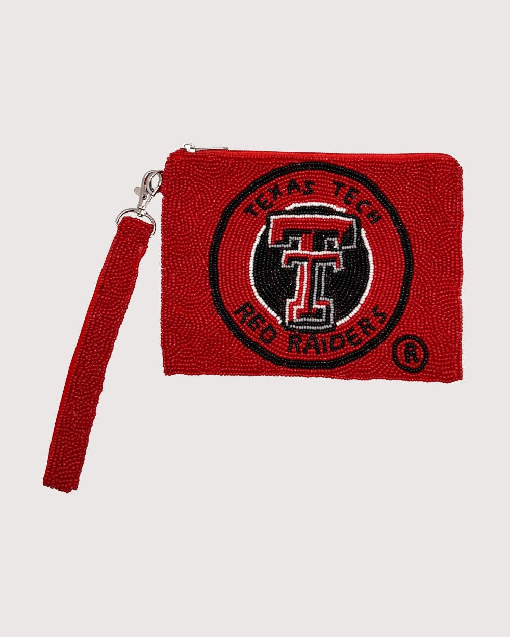 Texas Tech Beaded Wristlet