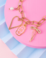 Officially licensed Pi Beta Phi sorority charm for custom charm bracelets and necklaces