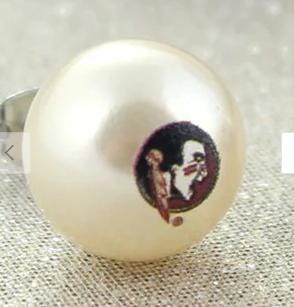 FSU Pearl Stud Earrings – Official Florida State Seminoles Jewelry