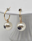 Penn State Pearl Earrings – Nittany Lions Hoop Earrings | PSU Game Day Jewelry