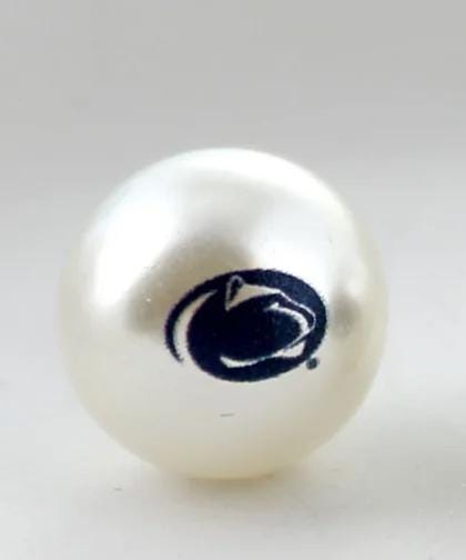 Penn State Pearl Stud Earrings – Nittany Lions Studs | PSU Game Day Jewelry