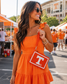 Tennessee Volunteers Beaded Wristlet Pouch