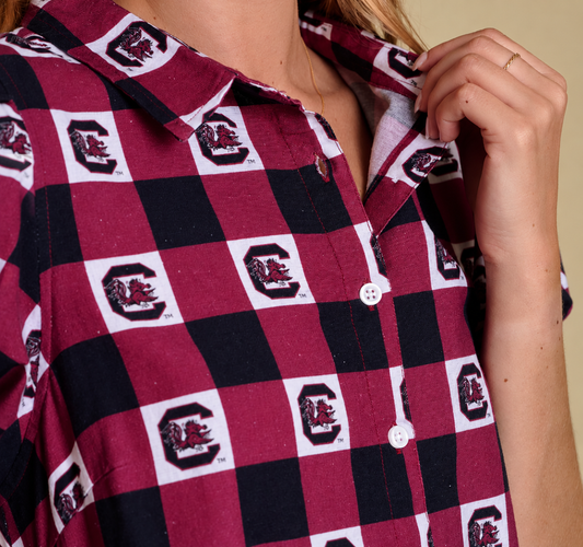 South Carolina Gingham Game Day Dress by Stewart Simmons