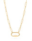 Paperclip Link Carabiner Necklace Base
