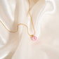 Pink Pearl Drop Charm