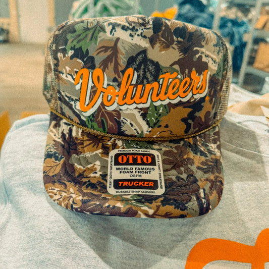 Tennessee Volunteers Vintage Camo Trucker Hat
