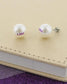 LSU Tigers Pearl Stud Earrings – Officially Licensed Purple & Gold Game Day Jewelry