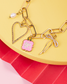 Officially licensed Phi Mu sorority charm for custom charm bracelets and necklaces