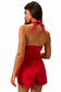 Scarlet Red Game Day Romper