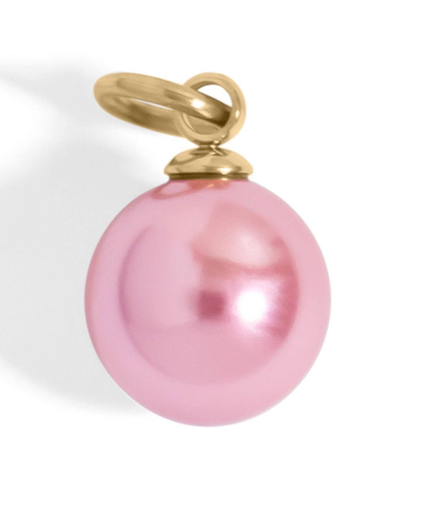Pink Pearl Drop Charm