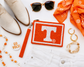 Tennessee Volunteers Beaded Wristlet Pouch