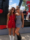 Scarlet Red Game Day Romper