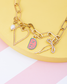 Officially licensed Chi Omega sorority charm for custom charm bracelets and necklaces