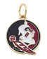 Florida State Seminoles enamel logo charm with 18K triple gold plated finish for bracelets and necklaces