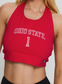 Ohio State Scarlet Halter Top