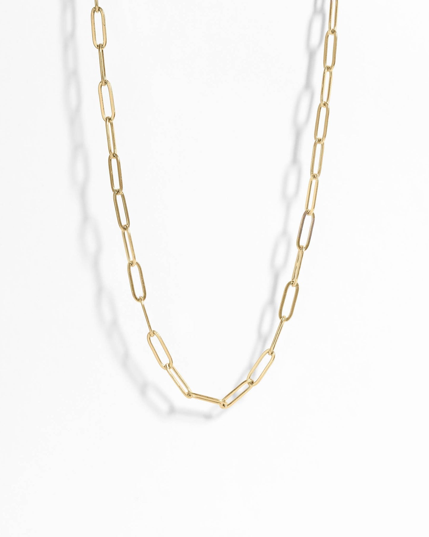 Paperclip Link Necklace Base