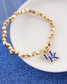 Kentucky Wildcats Gold Stretch Bracelet | Kentucky Game Day Jewelry