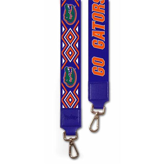 Florida Gators Game Day Crossbody Strap | Blue & Orange Adjustable Purse Strap | Stadium Bag Accessory