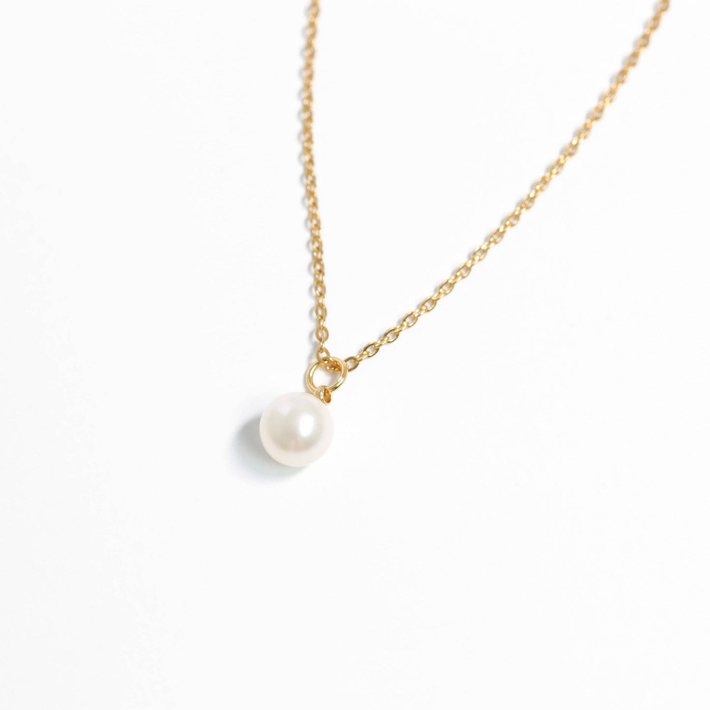 8mm Glass Pearl Charm