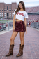 Florida State Sequin Mini Skirt – Garnet FSU Game Day Outfit