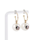 Florida State Pearl Logo Hoop Earrings