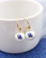 Kentucky Logo Pearl Huggie Hoop Earrings