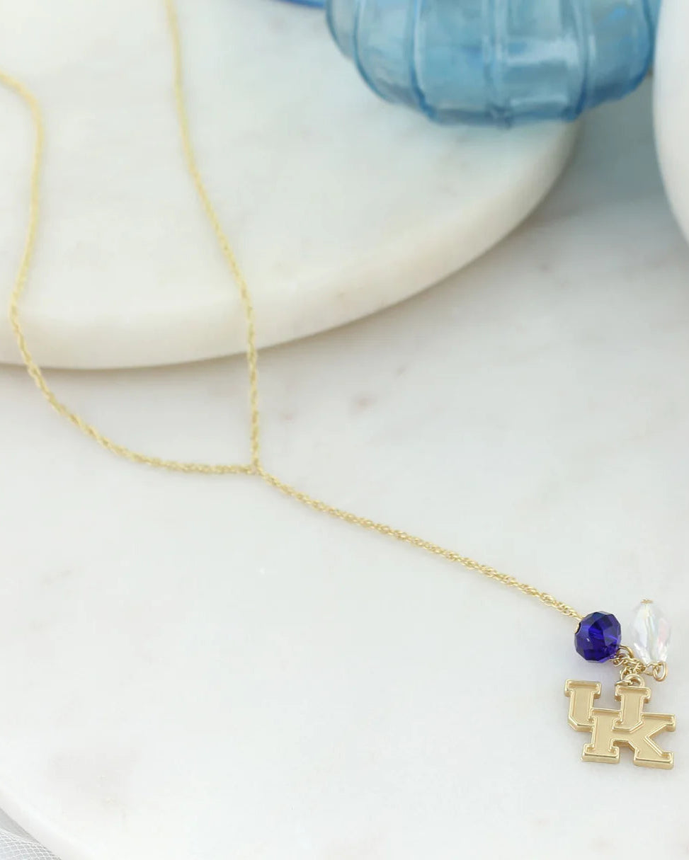 Kentucky Wildcats Gold Y Necklace