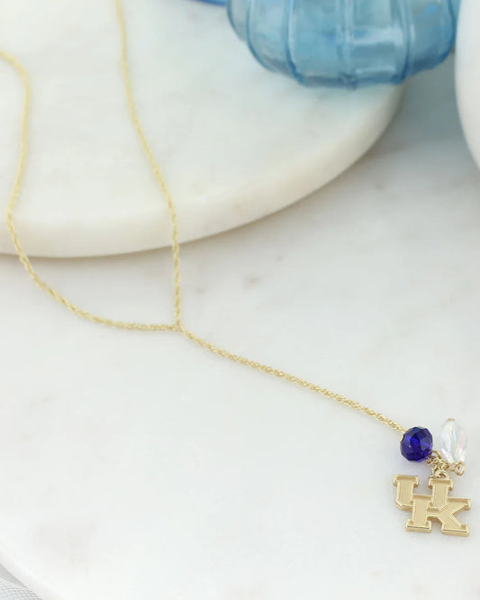 Kentucky Wildcats Gold Y Necklace