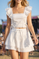 White Ruffle Skort Set | Game Day Outfit