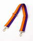 Orange & Purple Adjustable Purse Strap – 2” Wide Game Day Bag Strap