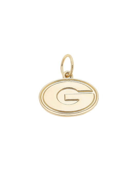 Georgia Bulldogs Gold Logo Charm