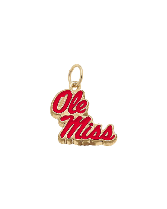 Ole Miss Logo Charm