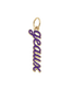 LSU Tigers Geaux Script Charm