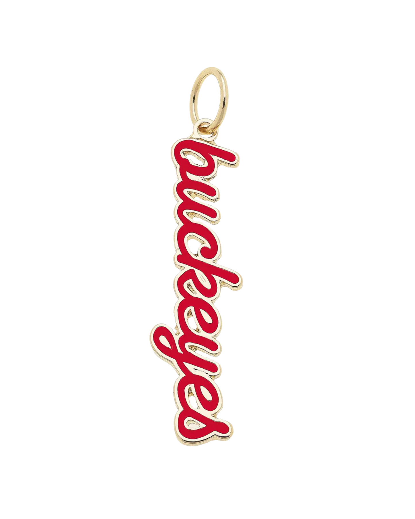 Ohio State Buckeyes Script Charm