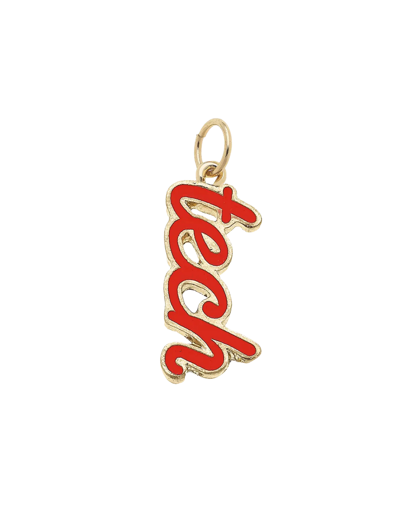 Texas Tech Red Raiders Script Charm