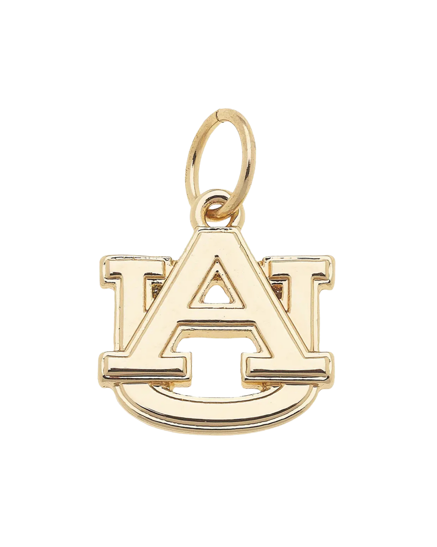 Auburn Tigers Gold Logo Charm