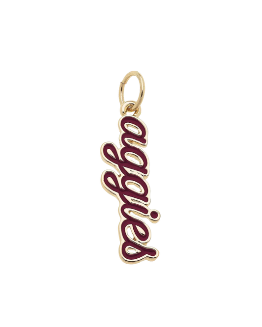 Texas A&M Aggies Script Charm