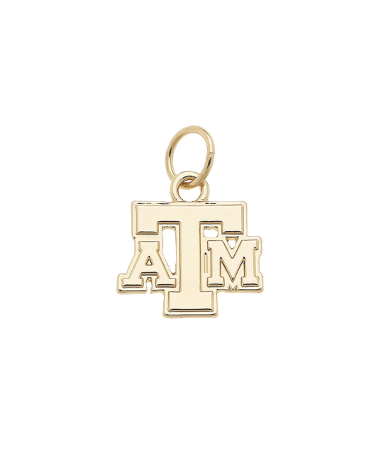 Texas A&M Aggies Gold Logo Charm