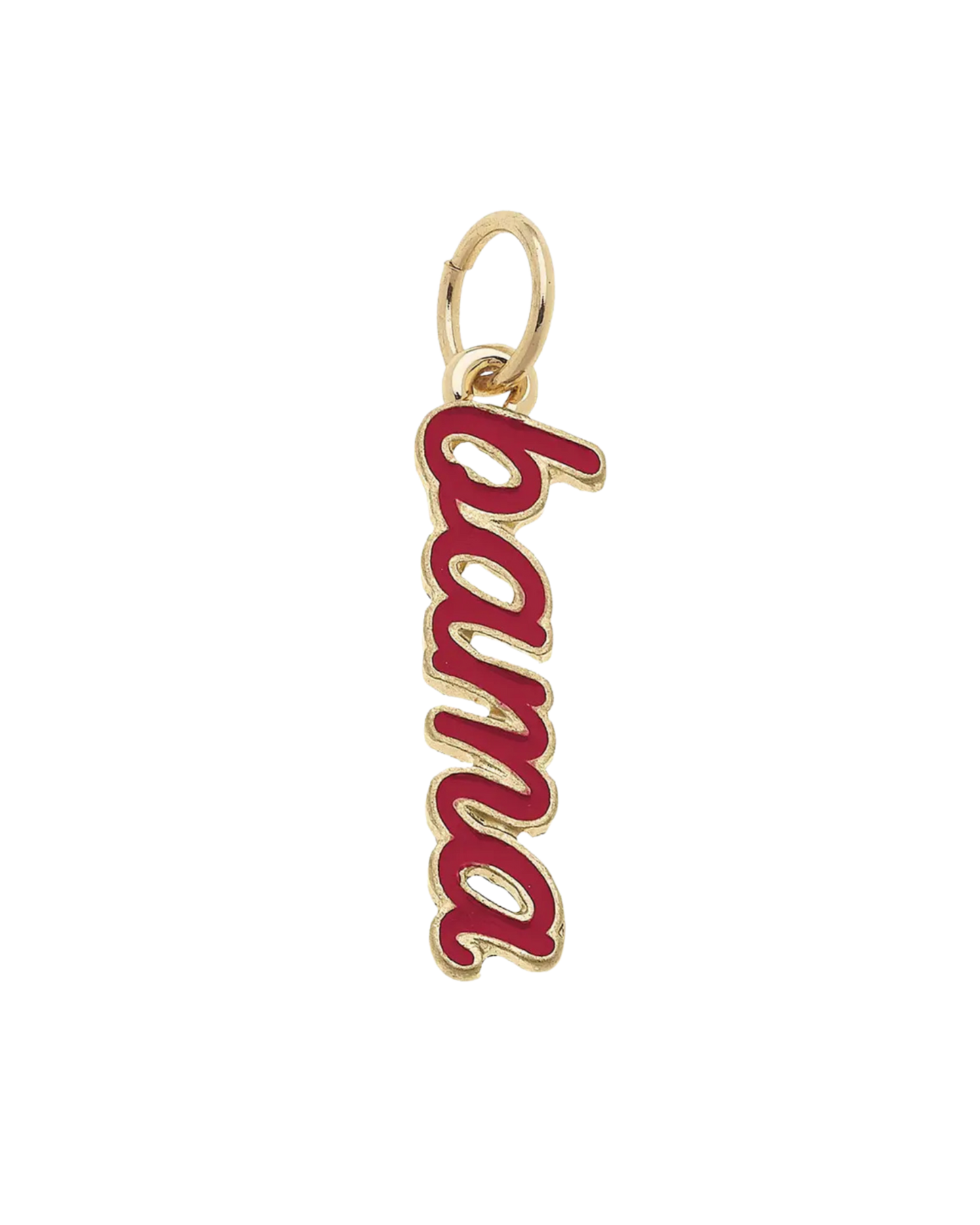 Alabama Crimson Tide Script Charm