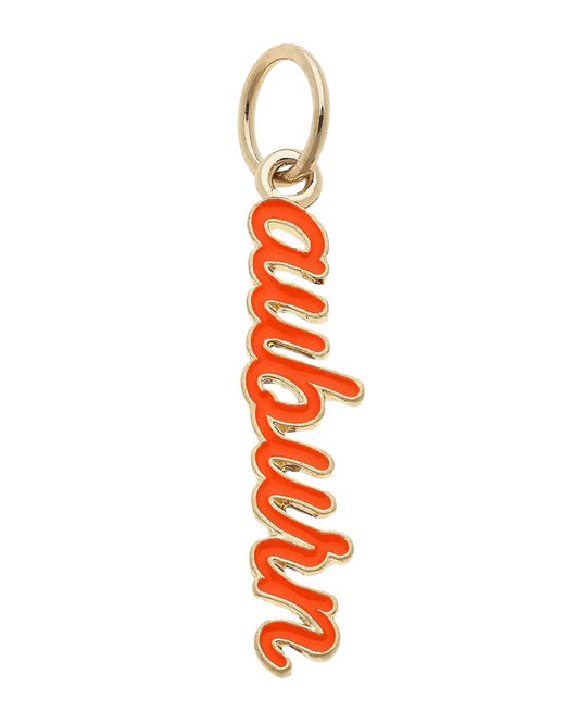 Auburn Tigers Script Charm