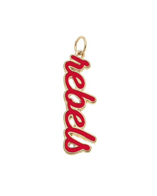 Ole Miss Rebels Script Charm